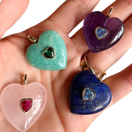 Crystal Heart Pendant