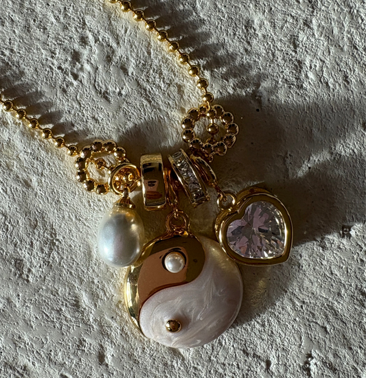 Yin Yang Charm Necklace