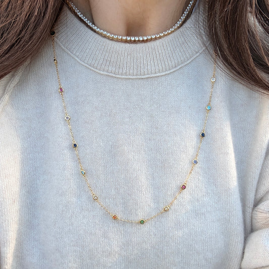 Rainbow DBY Necklace