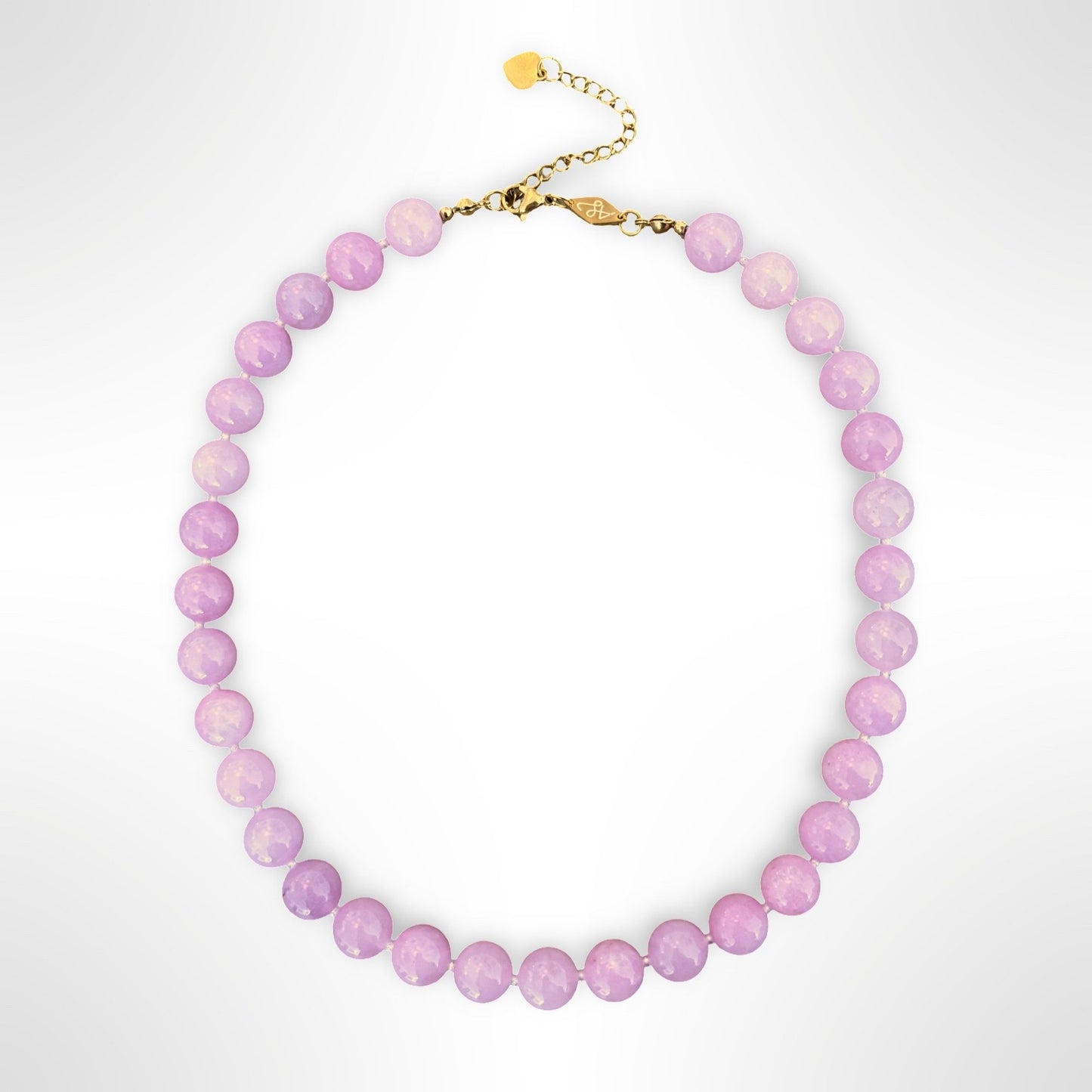Rose Quartz 8mm Beaded Necklace