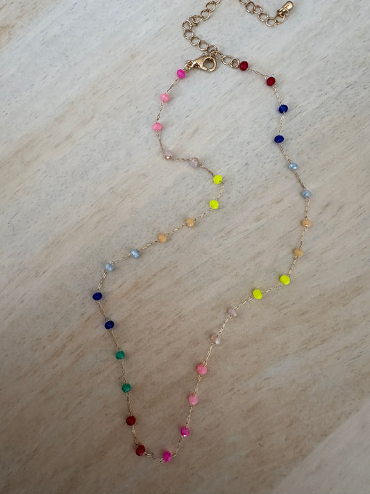 Floating Rainbow Necklace