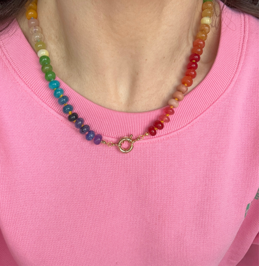 Rainbow Crystal Necklace
