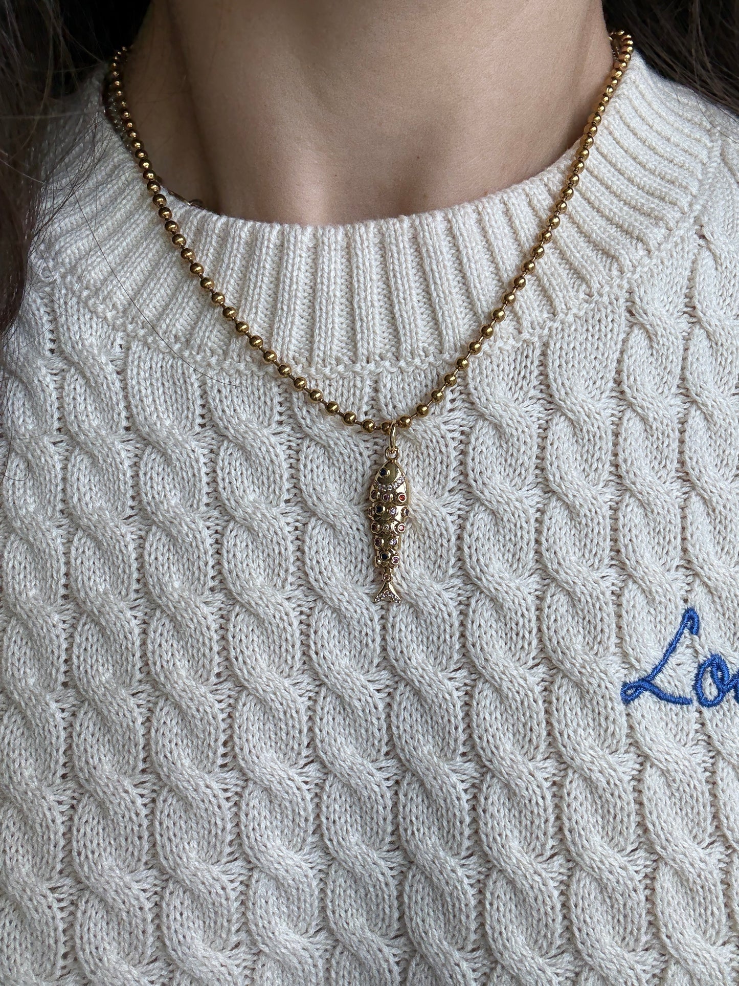 Coy Fish Necklace