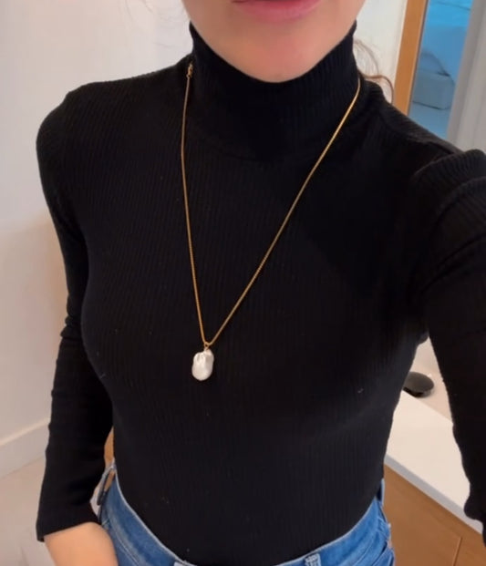 Baroque Pearl Pendant Necklace