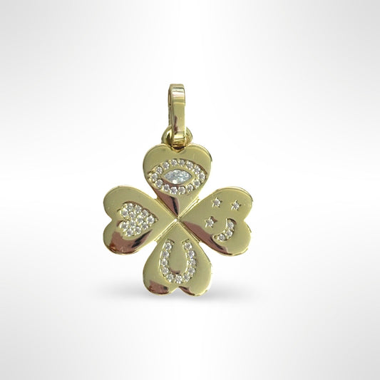 Lucky Clover Clip Charm