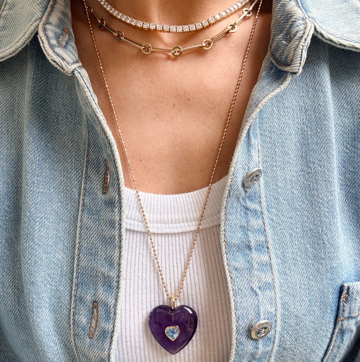 Crystal Heart Pendant