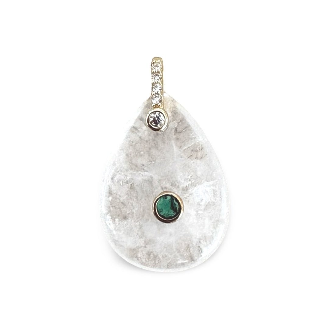 Tear Drop Gemstone Pendant