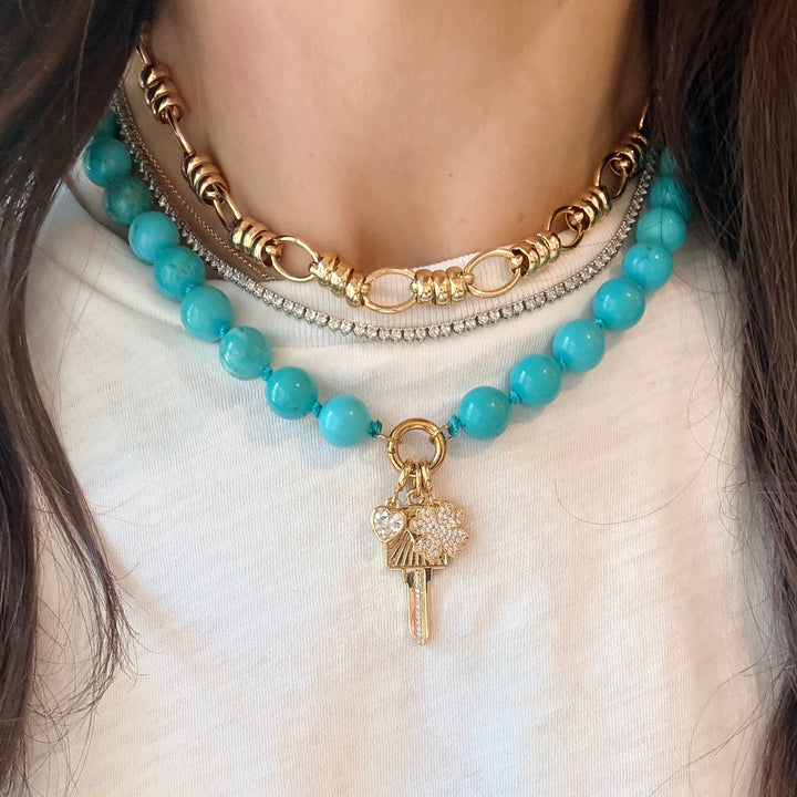 Turquoise Bead Necklace
