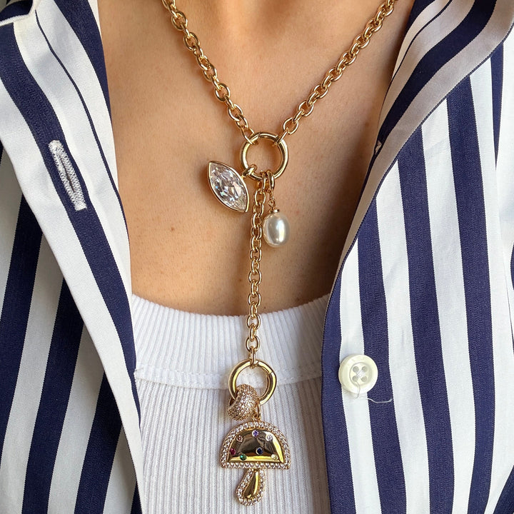 Large Pearl Charm