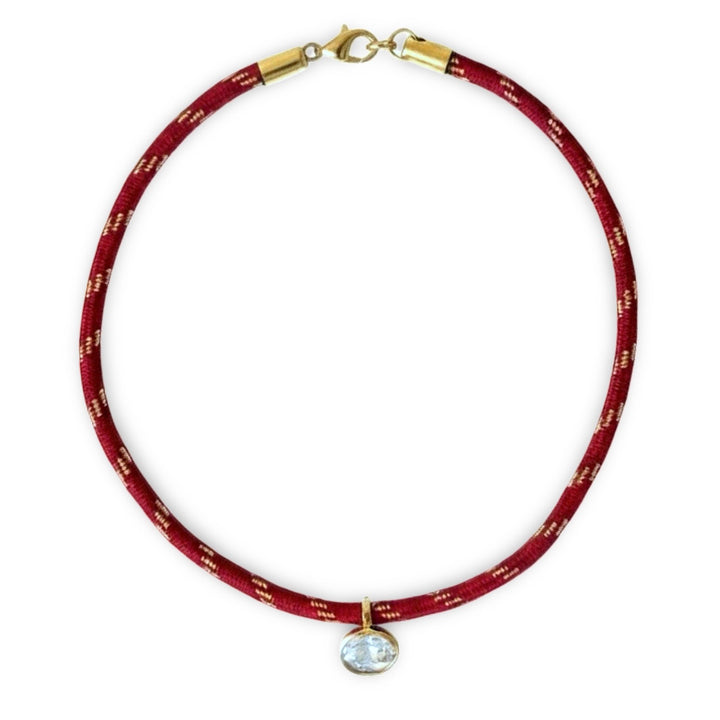 Paracord Bezel Necklace