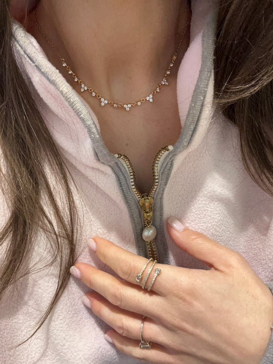 Triple CZ Necklace