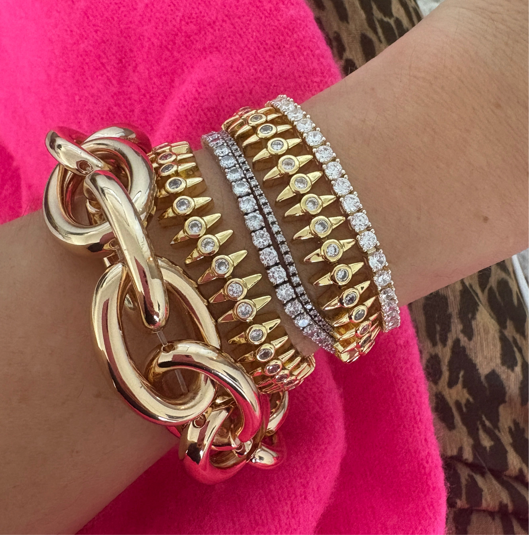 Classic Tennis Bracelet White