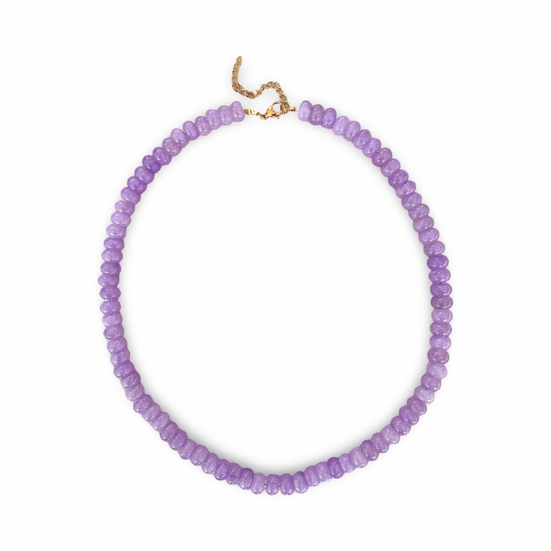 Lavender Jade Necklace