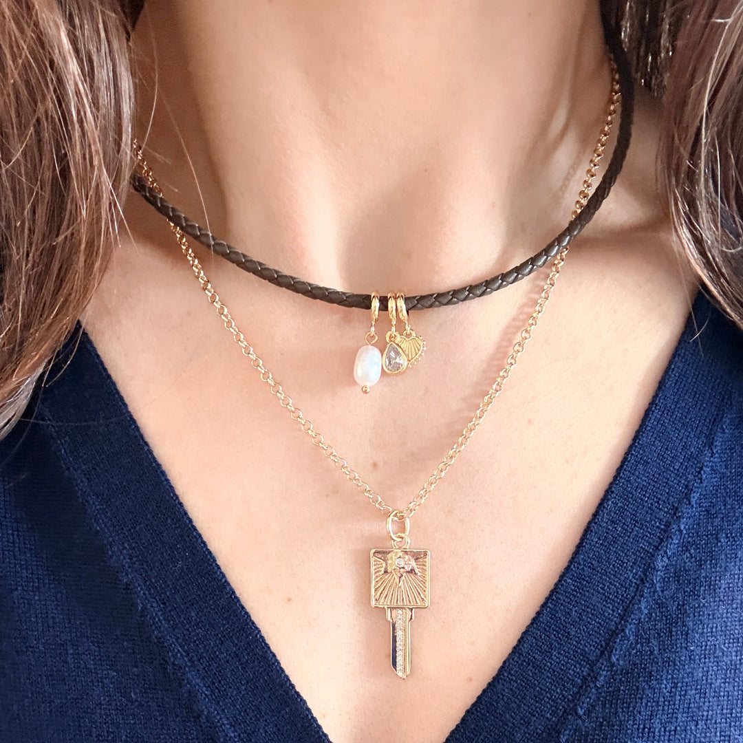 Braided Leather Choker