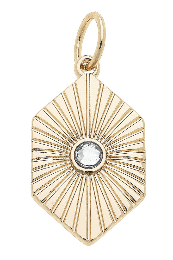 Fluted Rhombus Charm