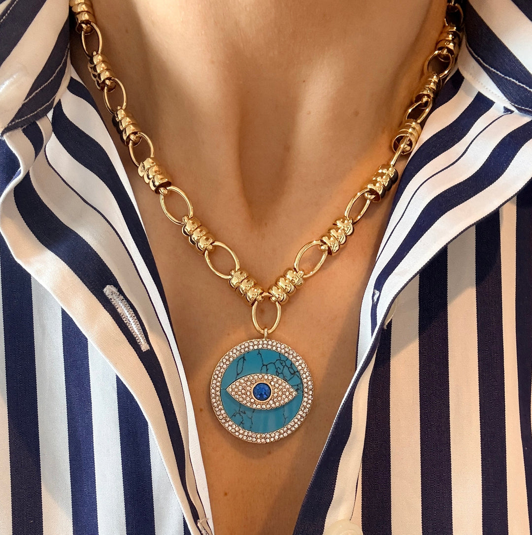 Large Evil Eye Necklace