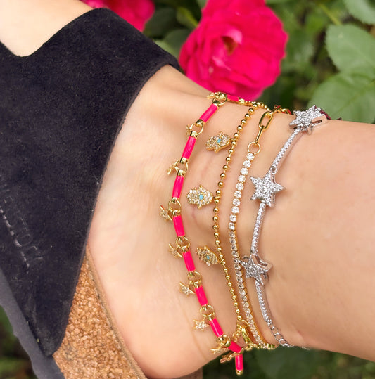 Hamsa Anklet