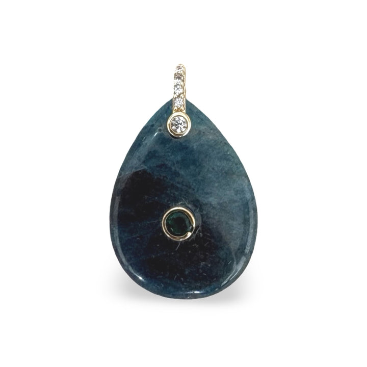 Tear Drop Gemstone Pendant