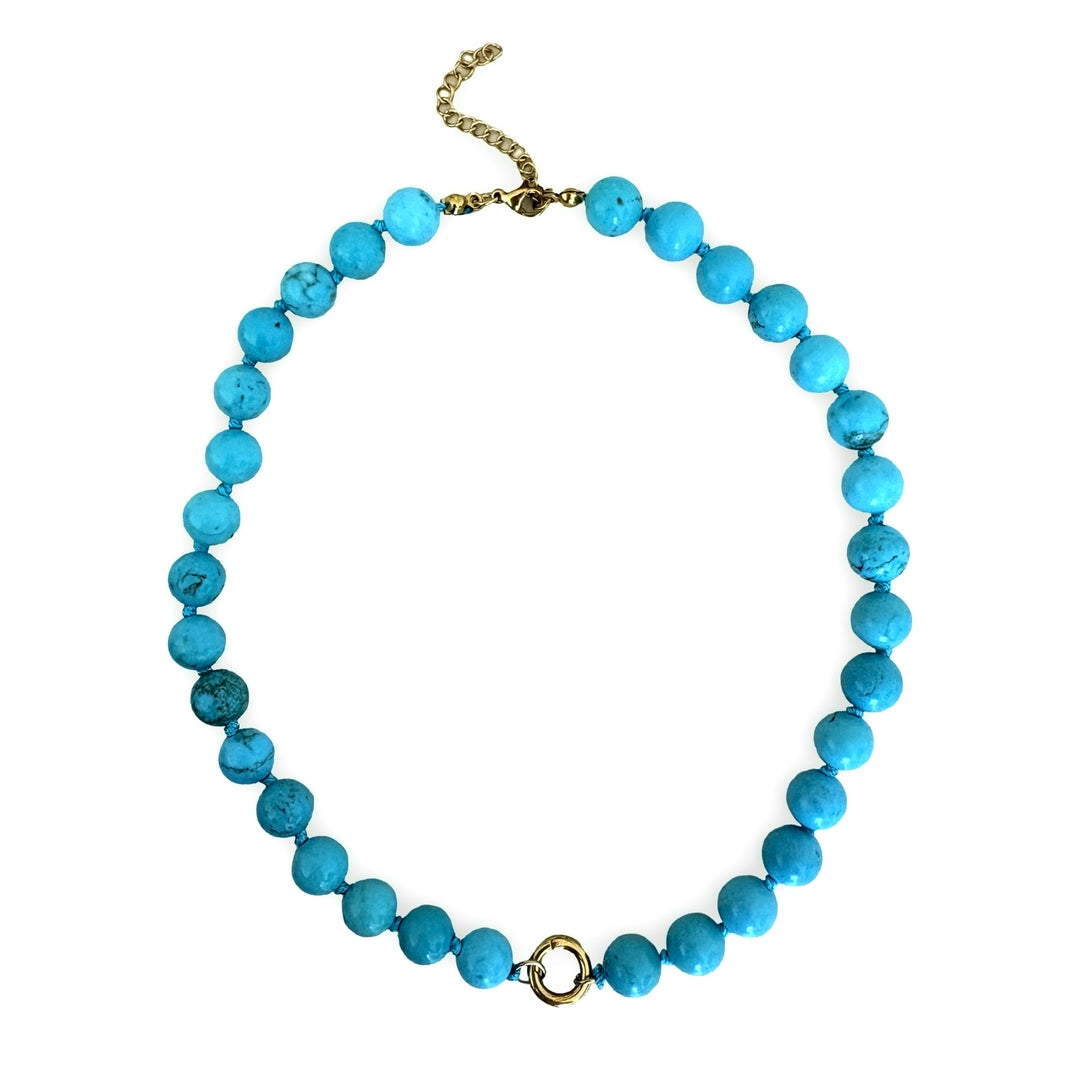 Turquoise Bead Necklace