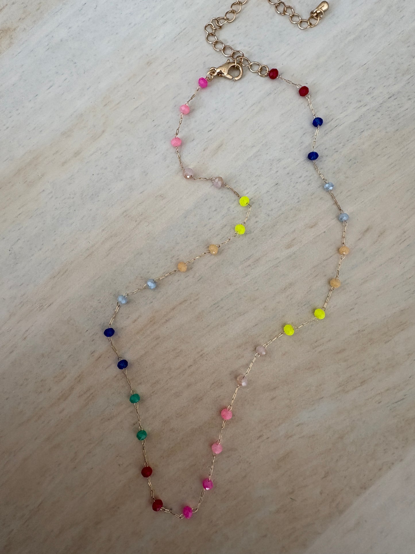 Floating Rainbow Necklace
