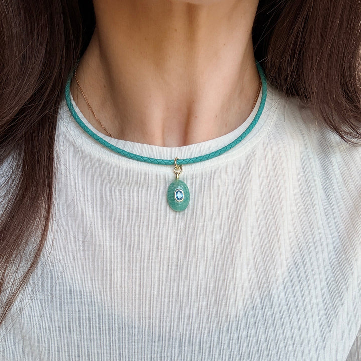Braided Leather Choker