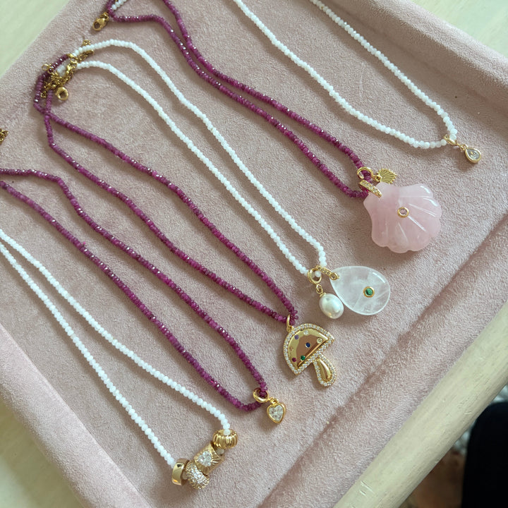 Micro Crystal Necklace
