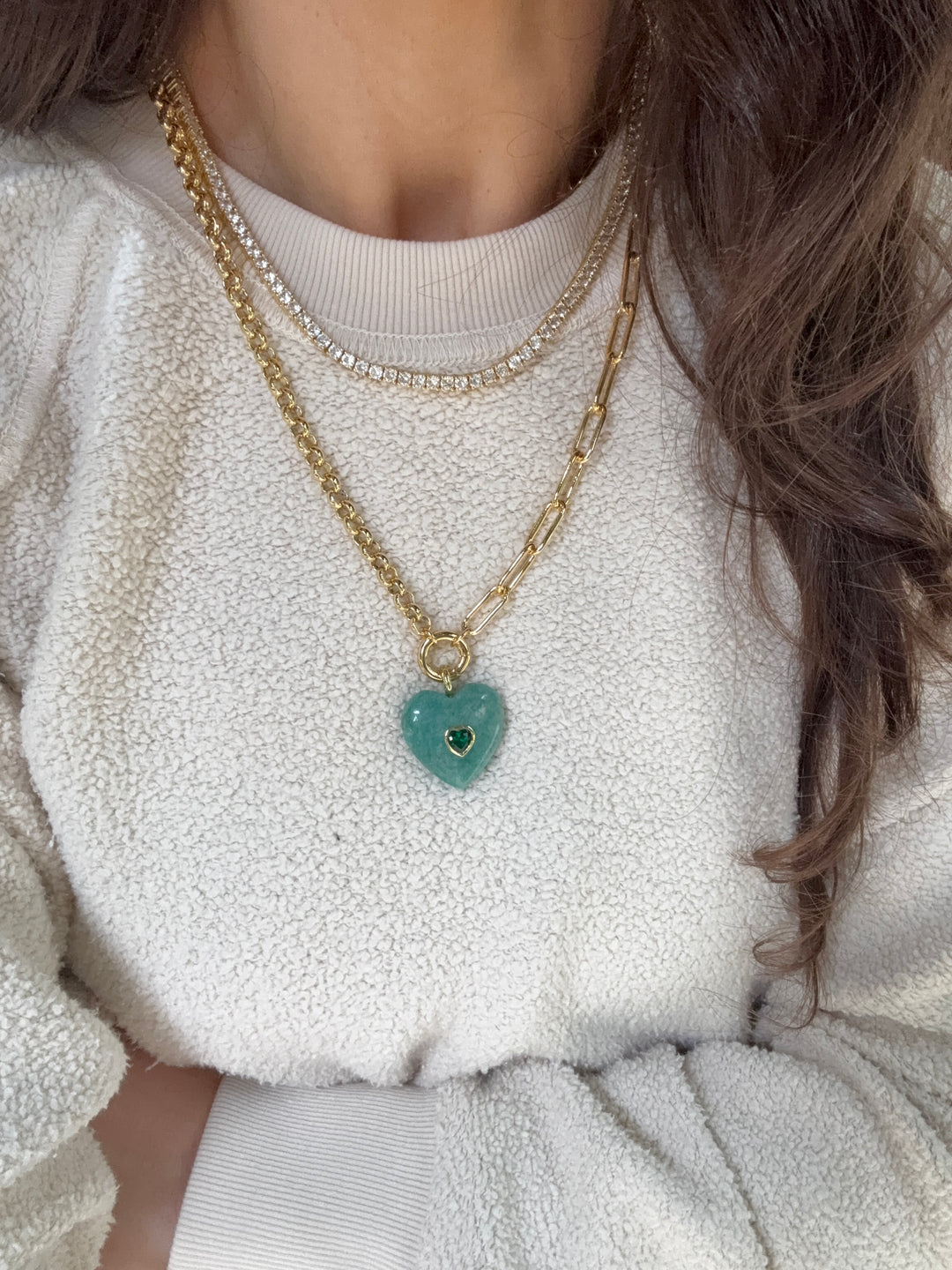 Crystal Heart Pendant