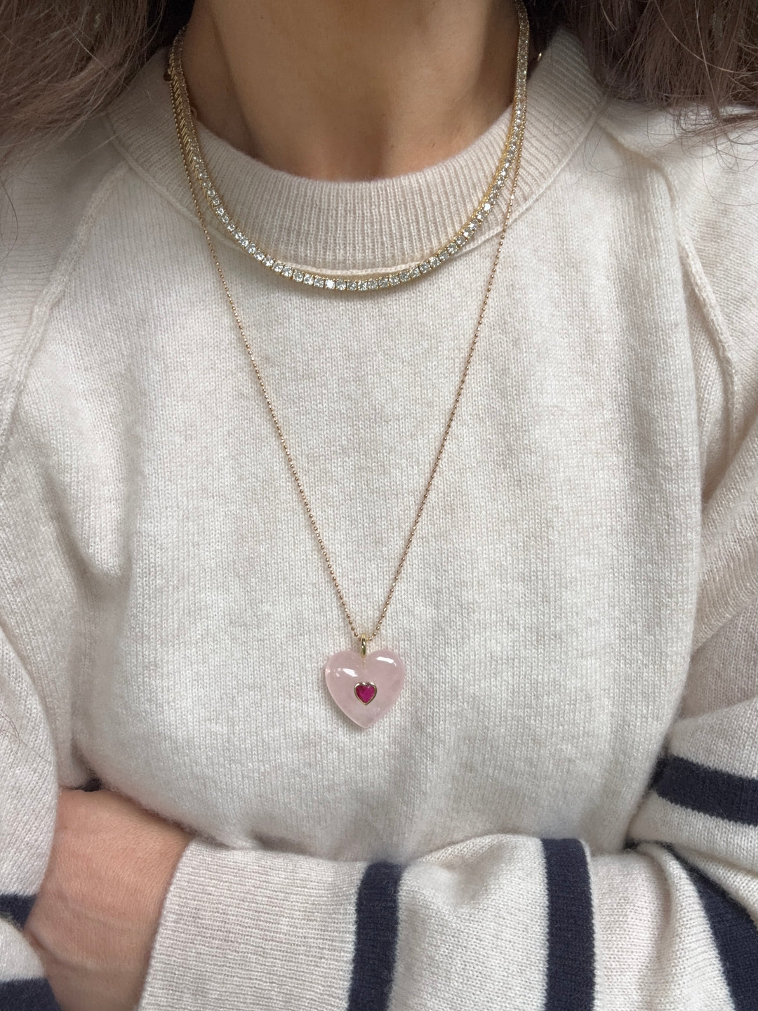 Crystal Heart Pendant