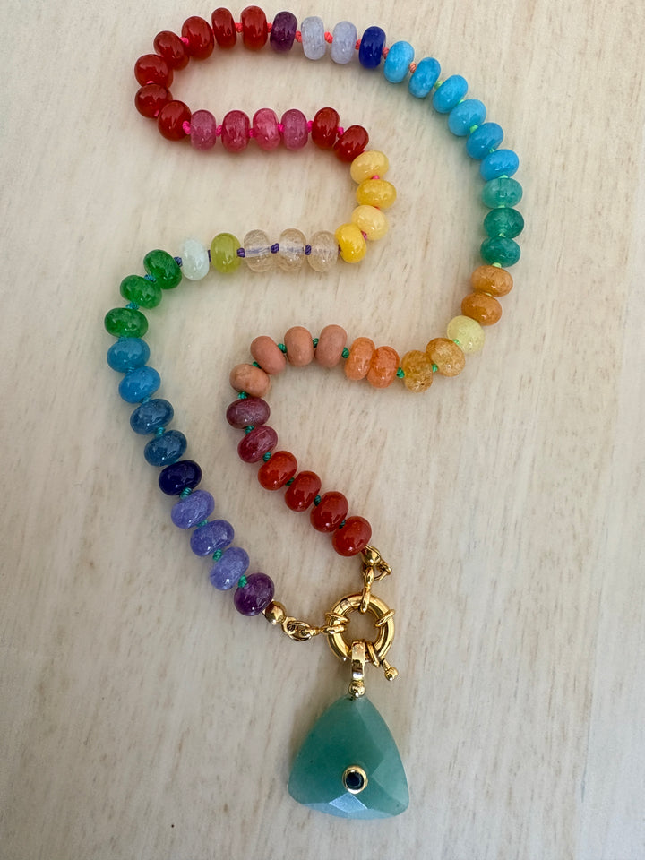 Rainbow Crystal Necklace