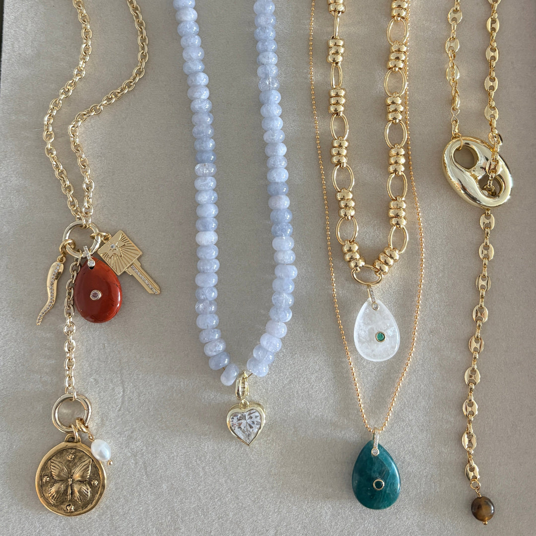 Grey Chalcedony Necklace