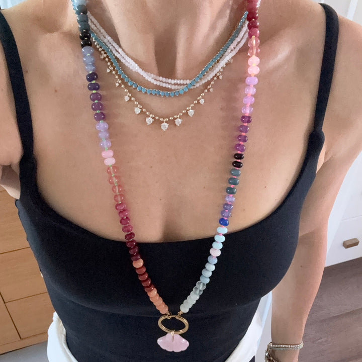 Turquoise Tennis Necklace