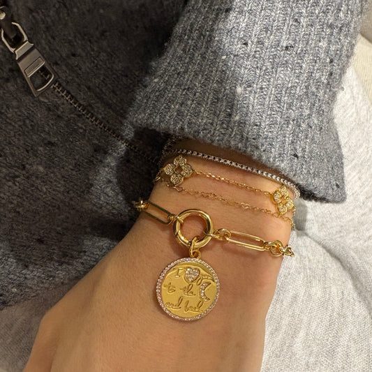 Mixed Paperclip Bracelet