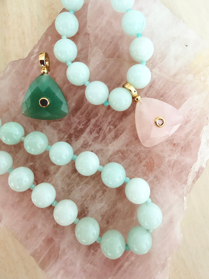 Green Calcite Necklace