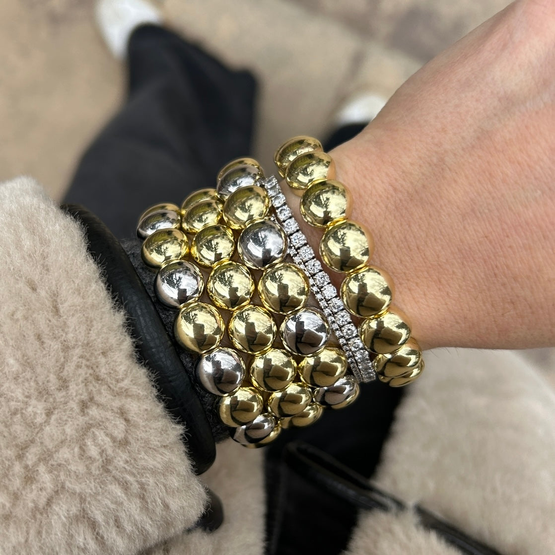 Gold/Silver Bubble Bracelet
