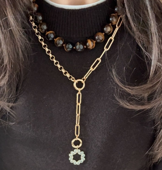 CZ Flower Star Charm