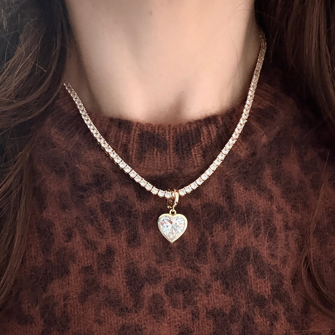 4 Prong Tennis Necklace