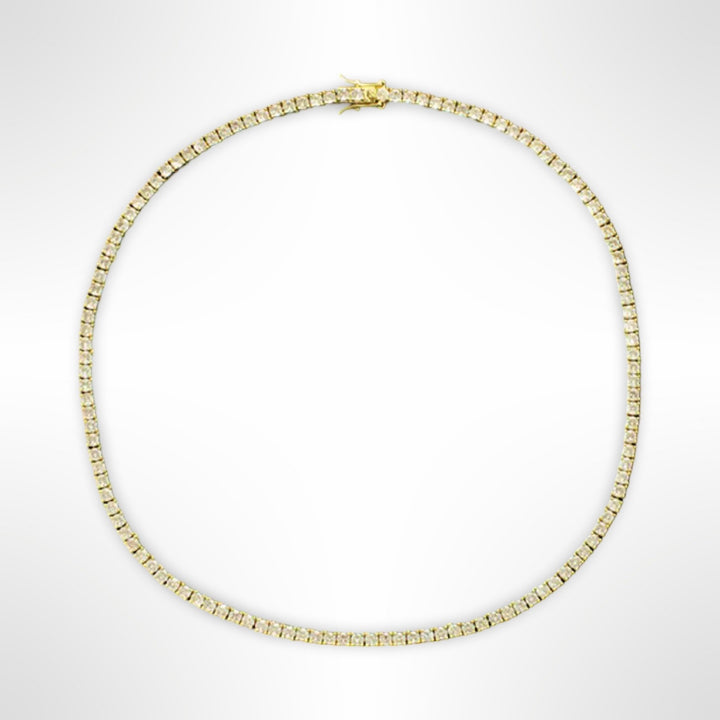 4 Prong Tennis Necklace