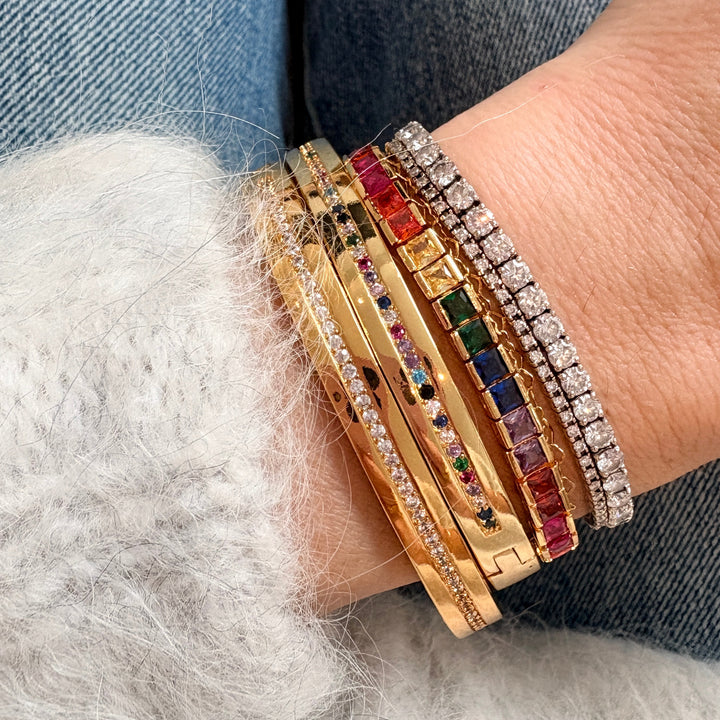 Princess Rainbow Tennis Bracelet