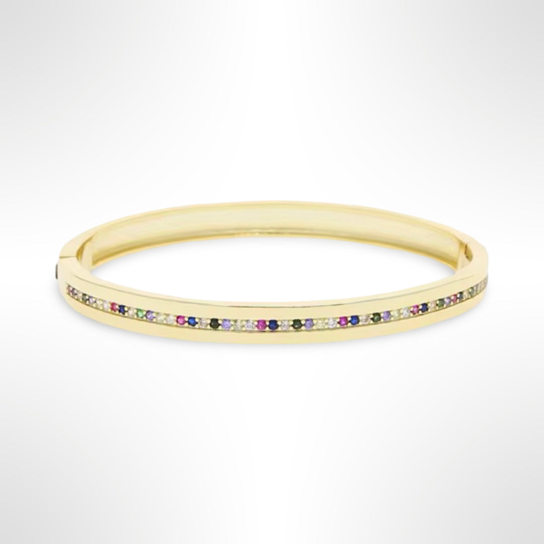 Pavé Channel Bangle