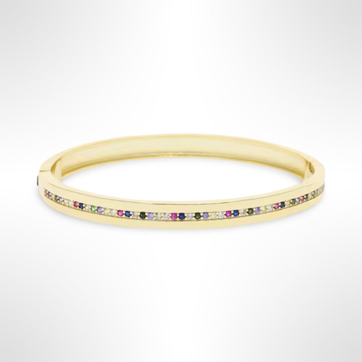 Pavé Channel Bangle