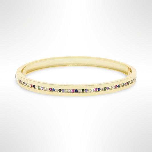 Pavé Channel Bangle