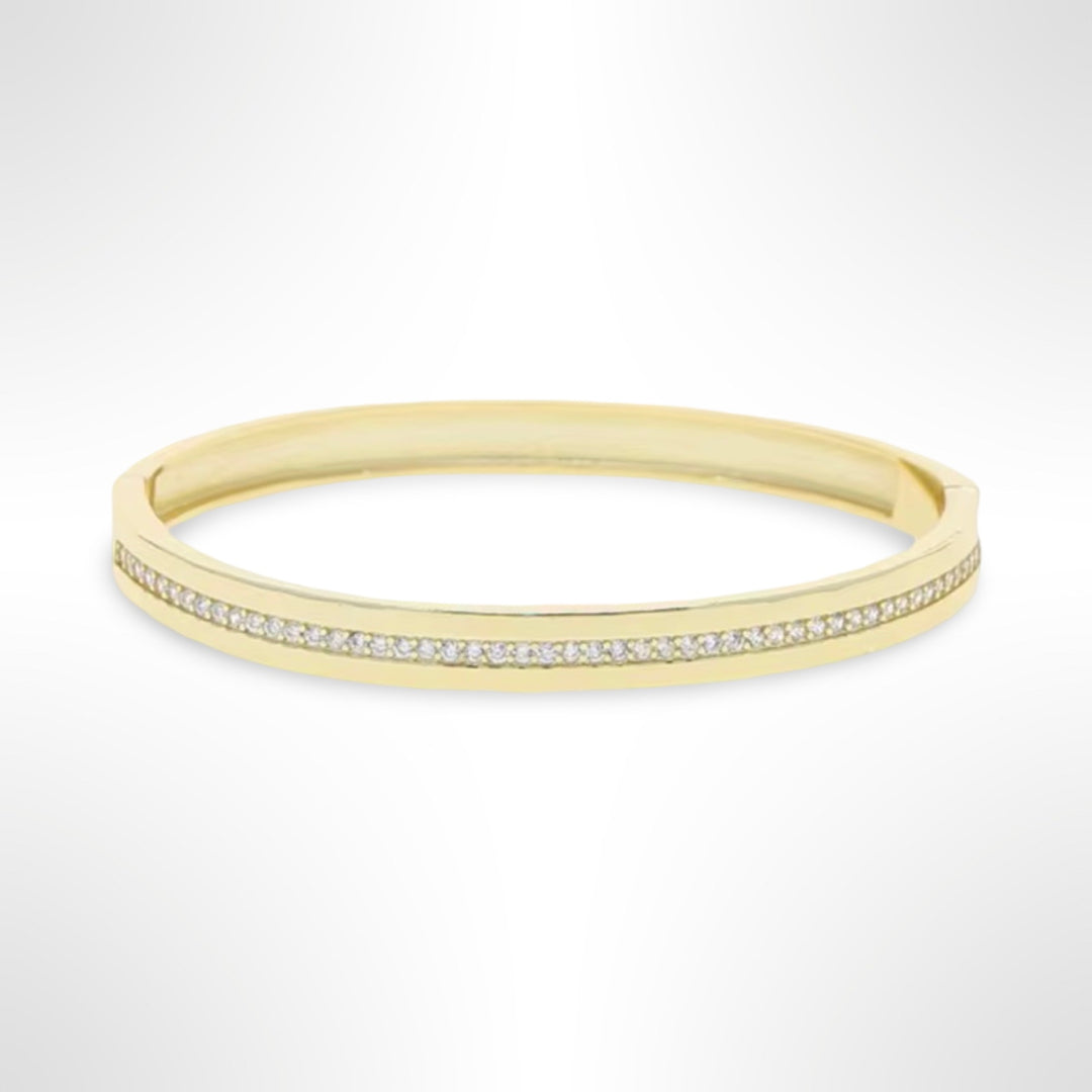 Pavé Channel Bangle