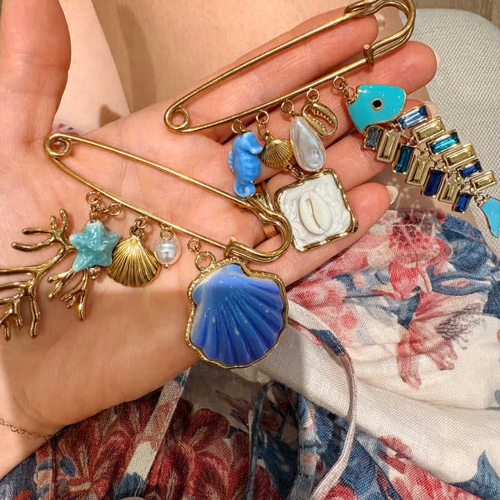 Brooch with Charms