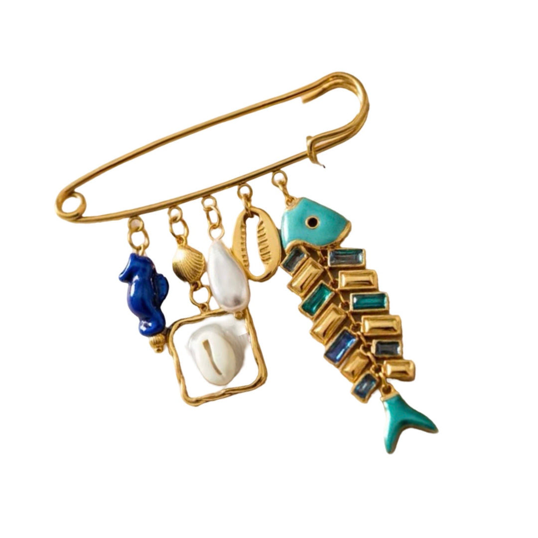 Brooch with Charms