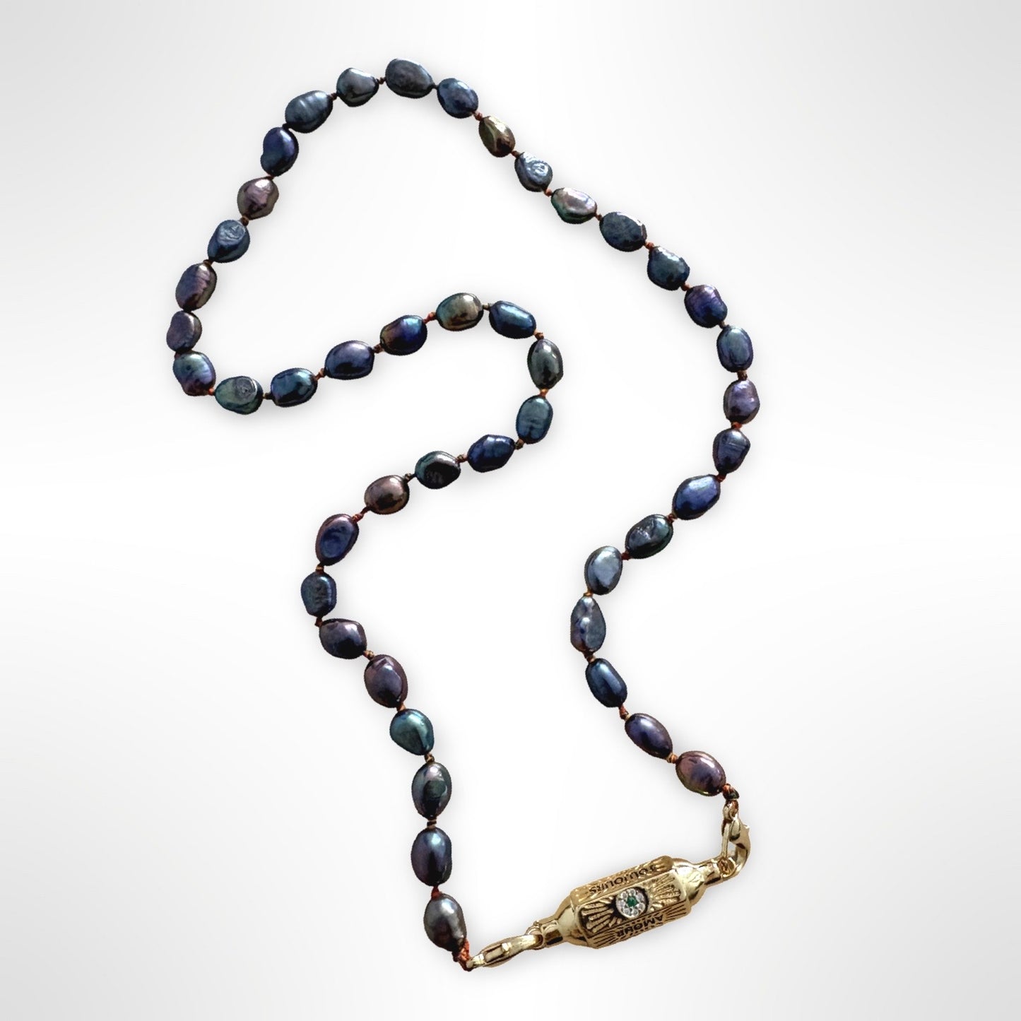 Black Freshwater Pearl Necklace