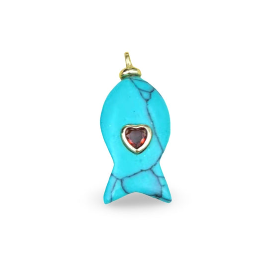 Crystal Fish Charm