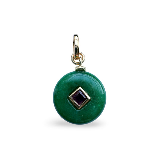 Jade Circle Pendant