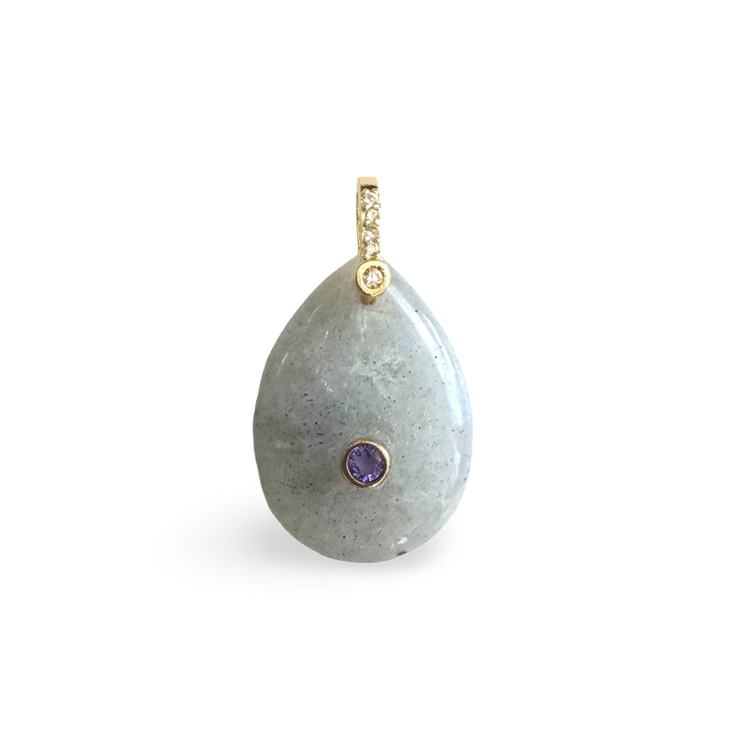 Labradorite Tear Drop