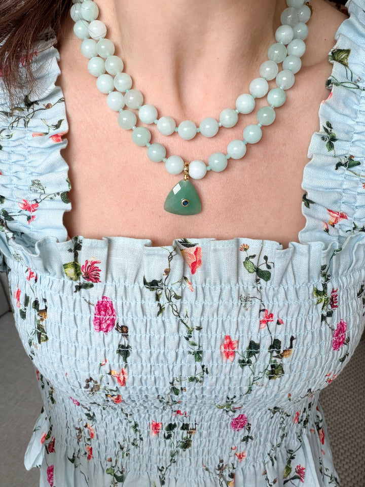 Green Calcite Necklace