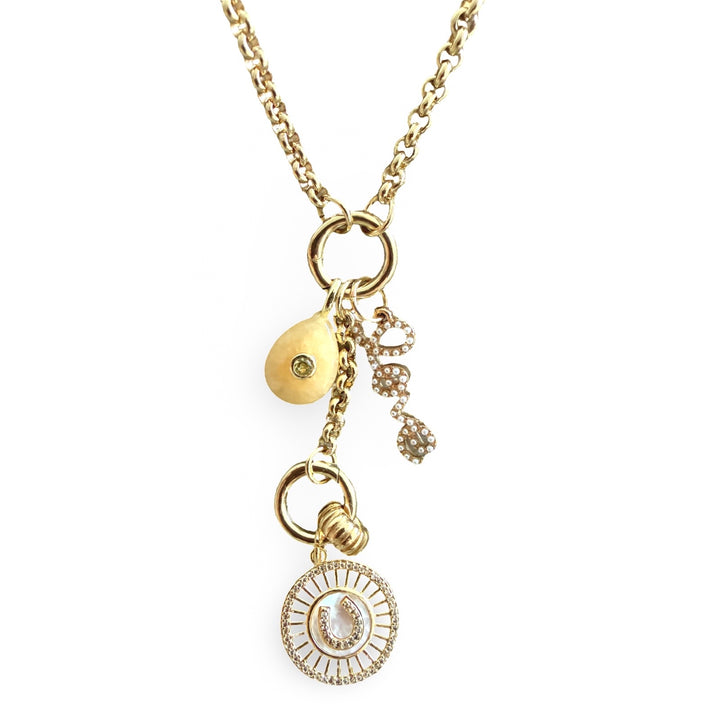 Limited Edition Lariat - Yellow Jade